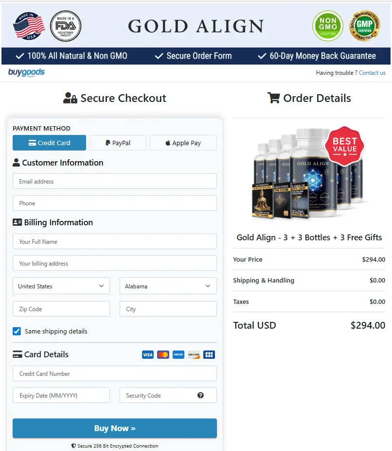 GoldAlign official website